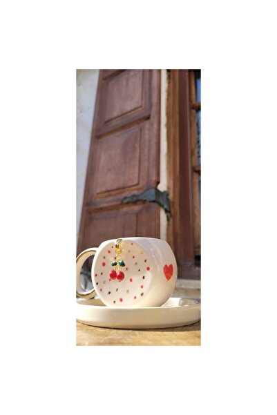 Ceresshop Handmade Ceramic Cherry Cup
