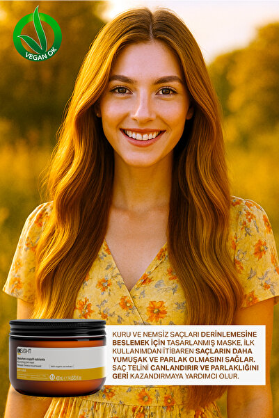 Insight Kuru Saçlar için Besleyici Maske 400 ml.
