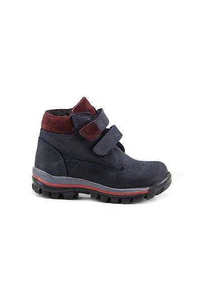 mnpc Boy's Navy Blue Leather Orthopedic Supported Παιδικές Μπότες