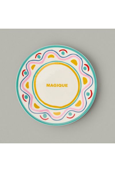 Evidea Kitchen Magique Serving Plate - Colorful - 25 cm