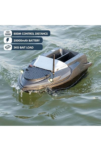 iUni Loď Plantat, Nadit and Bait U08, GPS, sonar, sonar, taška, 20000 mAh, 800 m, 2,4 GHz RC