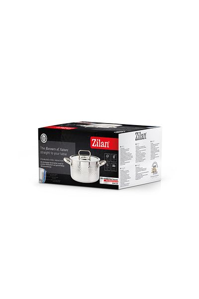 Zilan Home Zilan ZLN1320 stainless steel saucepan, 4.5L Diameter 24 cm, Riveted handles Dishwasher safe