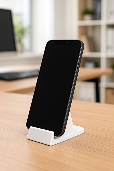 QesQin Telefon Tutucu Stand – Masaüstü Plastik Telefon Tablet Standı | Pratik...