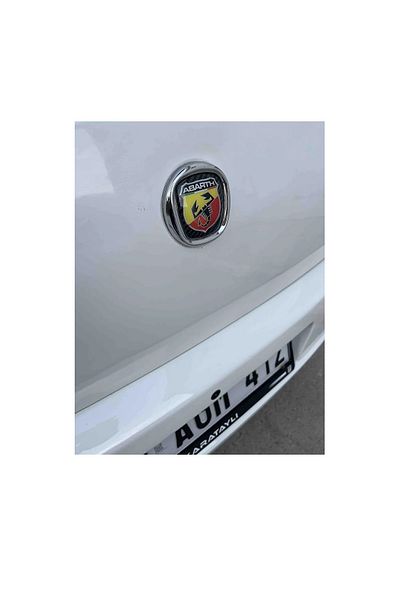 ZeuZ Fiat Punto Logo Set Black Fiat Logo Steering Wheel Louvers Trunk Luggage (Not Fit Other Car Models)