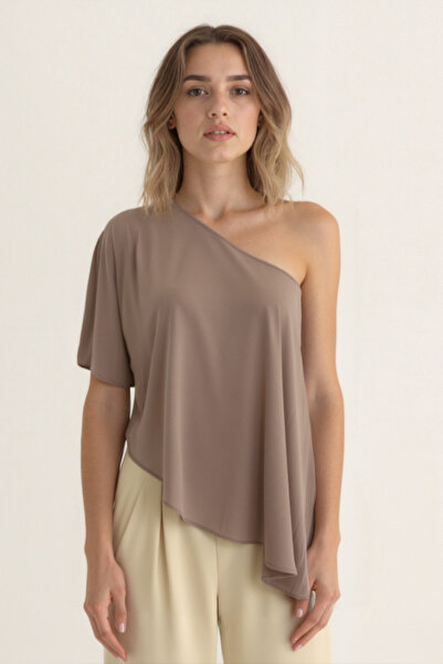 Vitrin Одноплечова блуза з човниковим коміром