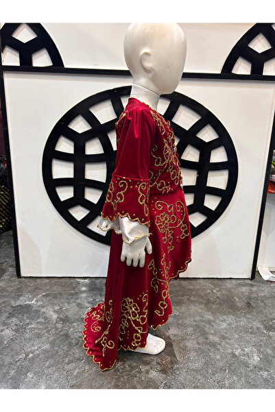 kına home Çocuk Bindallı Kaftan Kına Elbisesi