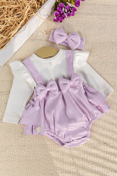Babymod Bandana Bow Baby Girl Dress Jumpsuit