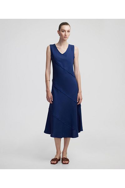 İpekyol Diagonal Fringed Dress