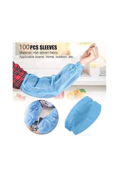 SKP Plastic Non-woven fabric arm cover blue color (100 pieces)