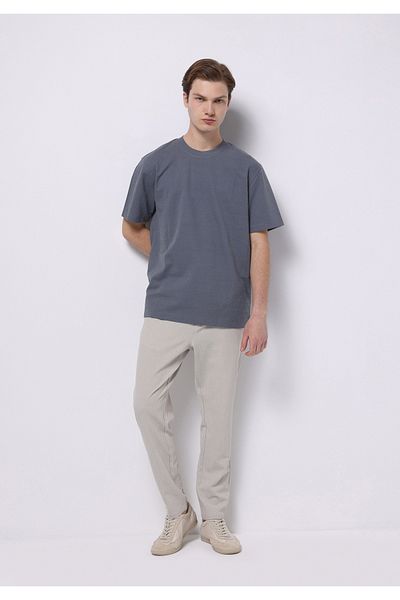 Colin's Slim Fit Mid Waist Long Leg Men's Beige Trousers