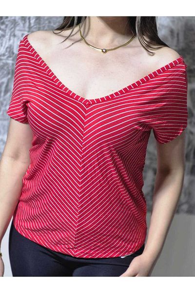 ESOBEYBİ v-neck blouse