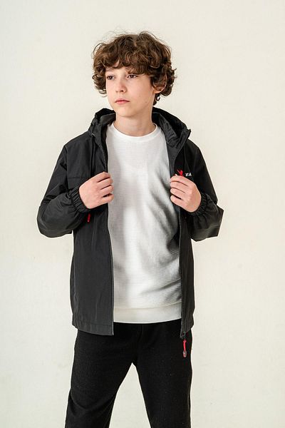 ASYAKİDS CLUB Boy's Hooded Pocket Lined Seasonal Raincoat