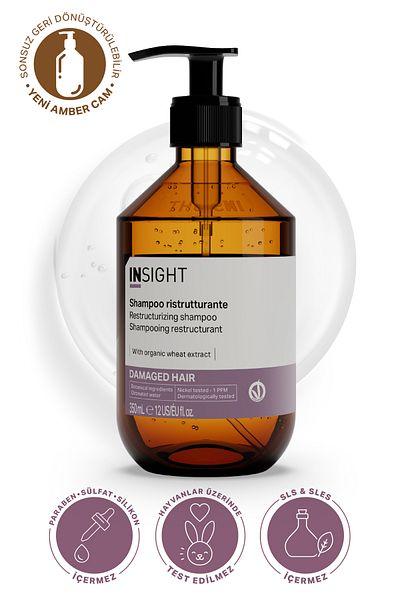 Insight Restorative Shampoo for Worn Hair 350 Ml.