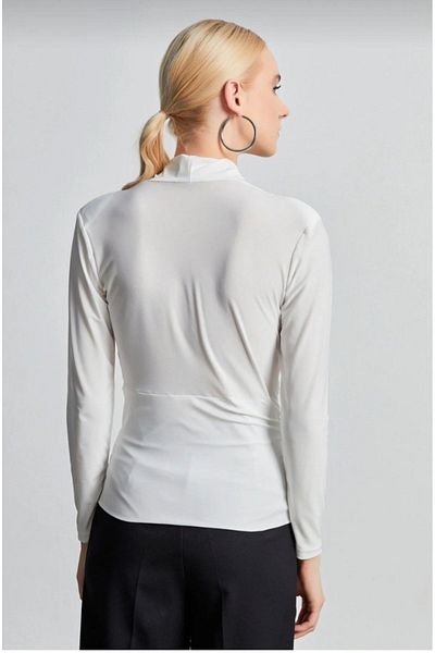 QİMYA BUTİK Miss Neşem Women's Padded Lycra Double Breasted Long Sleeve Sanndy Blouse