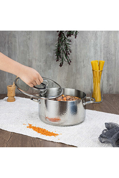 Zilan Home Zilan ZLN1320 stainless steel saucepan, 4.5L Diameter 24 cm, Riveted handles Dishwasher safe