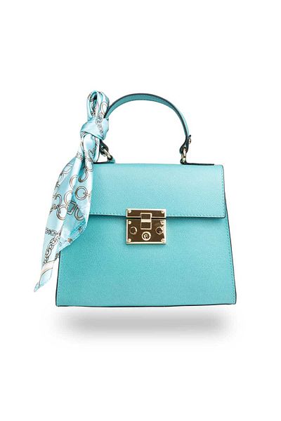 Toro Nero Women's Turquoise Genuine Leather Bag Ella