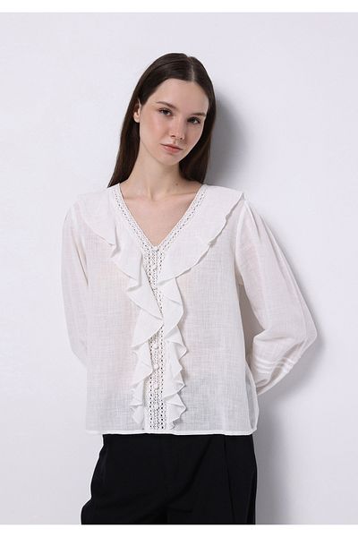 Colin's Regular Fit Women's White Shirt