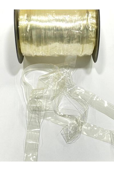 karantuhafiye Transparent Elastic / Transparent Elastic Flexible Elastic / 5 Meters / 20 mm