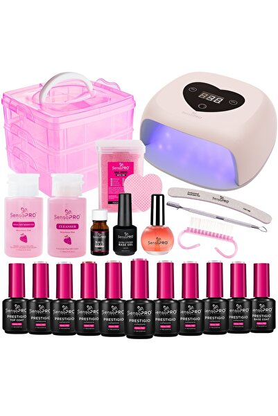 SensoPRO Milano Kit de ojă semipermanentă PRESTIGIO Studio + lampă UV
