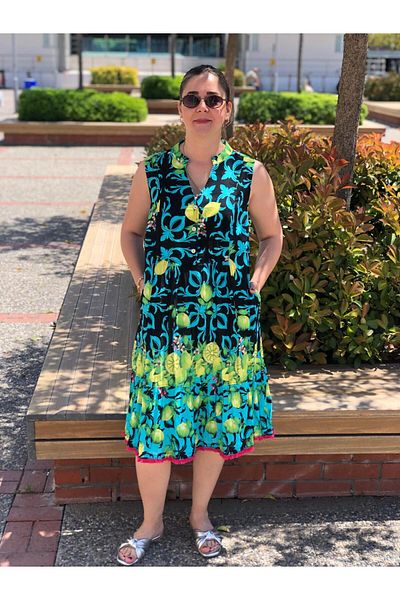 BAKTAGÖR Pilated Dress (100% Cotton)