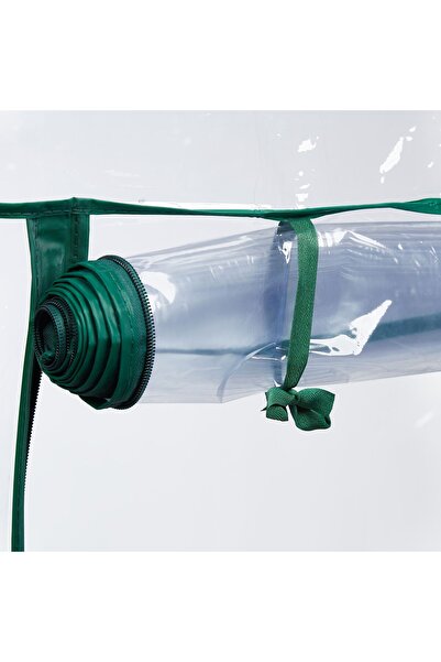 Relaxdays Seră pentru grădină sau balcon, PVC, dimensiuni 150 x 100 x 50 cm, transparentă, Relaxdays