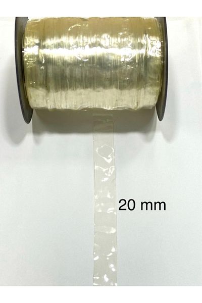 karantuhafiye Transparent Elastic / Transparent Elastic Flexible Elastic / 5 Meters / 20 mm