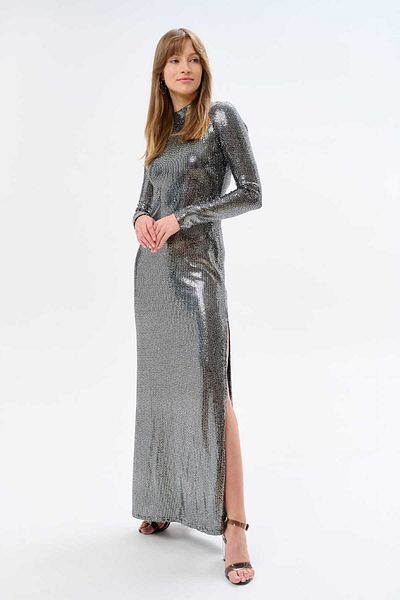 Blue Shadow Rochie argintie cireșă