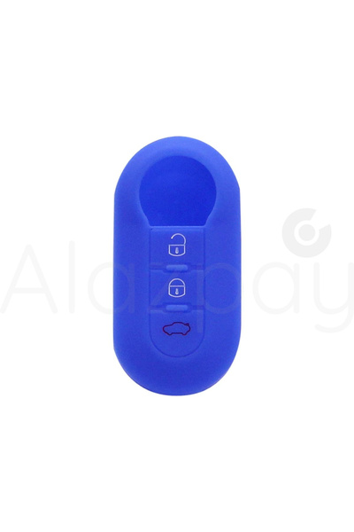 Alazpay غطاء حماية لمفتاح السيارة من السيليكون لسيارة فيات 500 دوبلو فيورينو ...