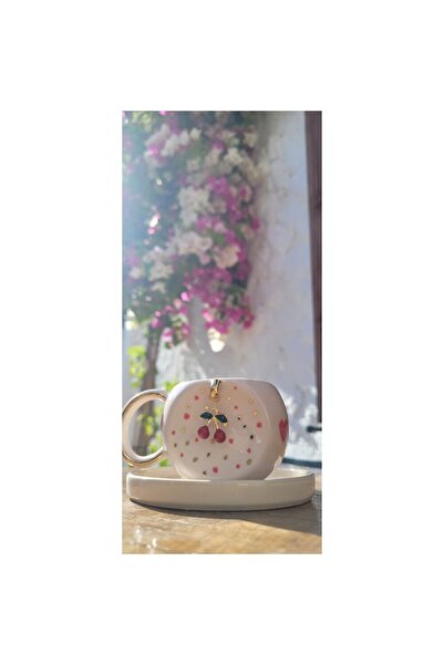 Ceresshop Handmade Ceramic Cherry Cup