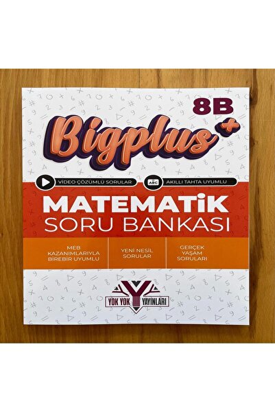 YOK YOK YAYINLARI 8.sınıf Matematik Soru Bankası Bigplus 8b