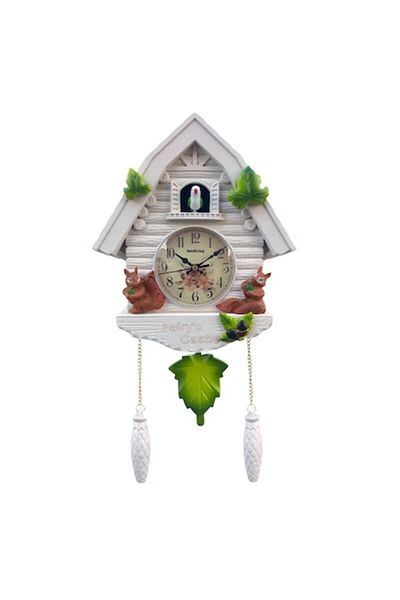 OEM Wall Clock with Pendulum and Cuckoo, 26x48cm