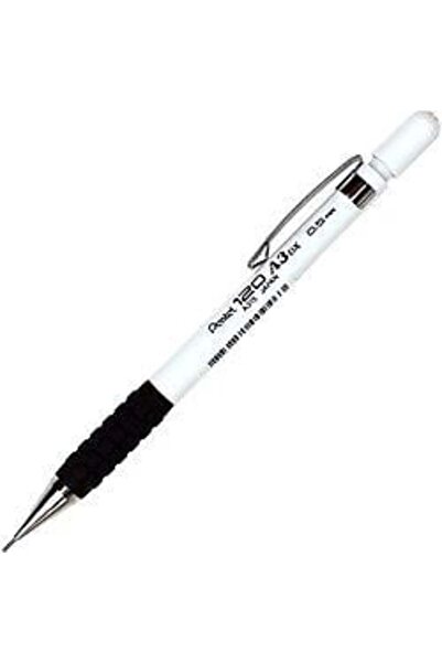 Pentel A317-Wx White 0.7 mm Mechanical Tip Drawing and Examination Pen