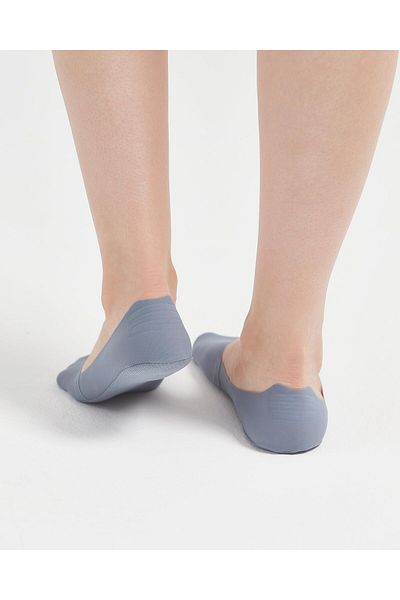 Fanilam Bolero Laser Cut Women's Ballerina Socks - Non-Removable Silicone Band, Cotton Sole 5 Pack
