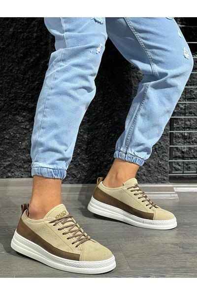 Byshoes Knack Sneakers Shoes 010 Mink Suede