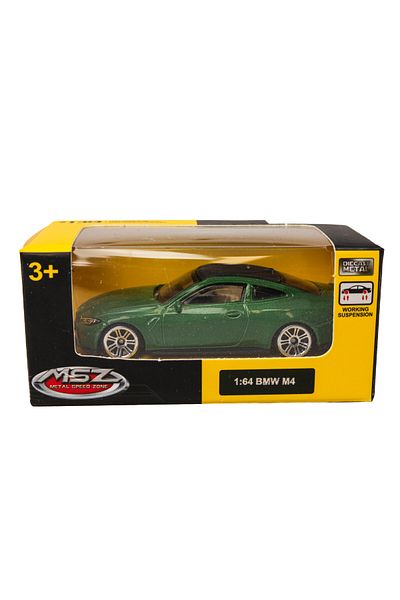MSZ BMW M4 Mașină turnată sub presiune verde 1:64