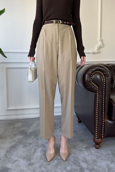 MAGARDE Fabric Carrot Pants