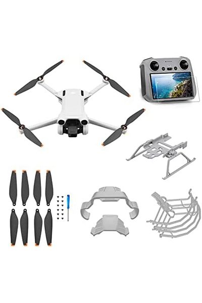 COMBO Ainiv Mini 3 Pro Fly More, ultralight and foldable drones, propeller protector, protection on