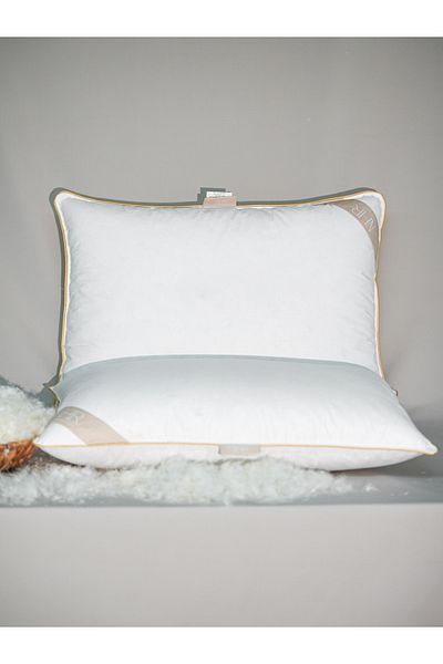 NHR 100% Feather Filling, 90% Gıdik Antibacterial, Sleeping Pillow / 50X70 1000Gr / 2 Pieces