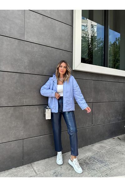 EGZOTİK ASORTİK EXOTIC Jogger Leather Trousers