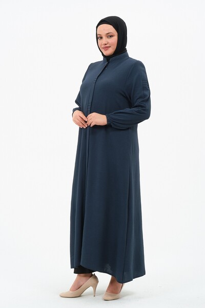 GLR&GYM GÖKYEL KADIN BÜYÜK BEDEN AYROBİN TAM BOY HAKİM YAKA HAC/UMRELİK FERACE