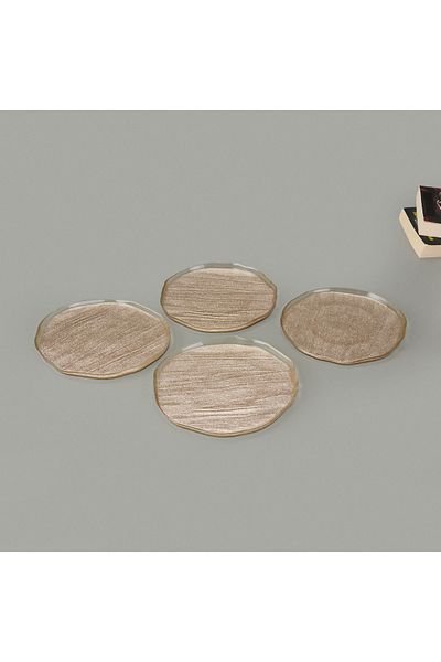 Evidea Kitchen Luna 4-Piece Plate - Beige - 21 cm
