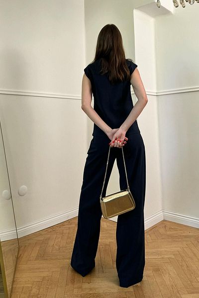 QİMYA BUTİK MAGARDE Double-breasted Vest and Trousers Set