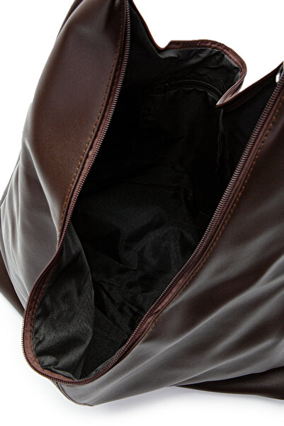 minebag Casual Milan Plain Women's Shoulder Bag Bitter Brown