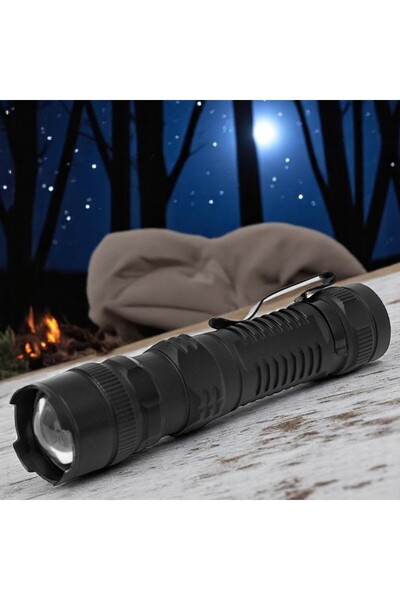 nelerbulurum SU GEÇİRMEZ ŞARJLI METAL ZOOMLU 3 MODLU (Yüksek, Düşük,Yanıp Sön...