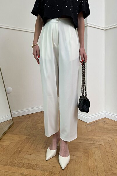 MAGARDE Υφασμάτινο παντελόνι καρότο