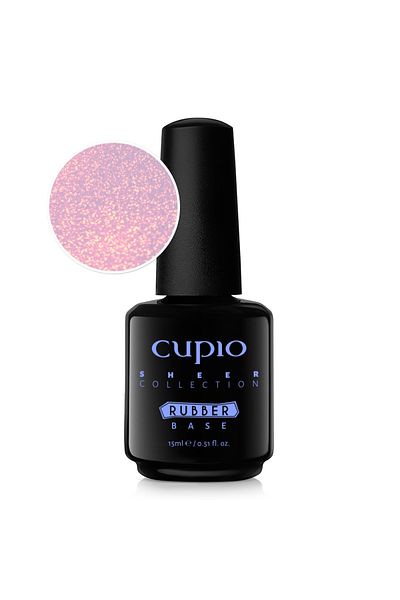 Cupio Rubber Base Sheer Collection - Silk Magnolia 15ml