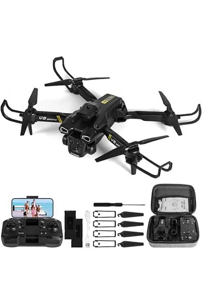 Cesiro Drone with 720p HD camera, WiFi FPV drone for beginners, RC quadcopter with 2 batteries, g-sensor