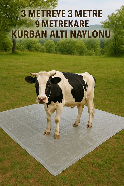 Özkan Ambalaj Temizlik Floor Tarpaulin 3 Meters 3 Meters 9 Meters Square Thick Nylon Bag Cover