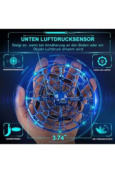 ÖZN semai Mini Flying Ball for UFO Drone, Flying Toy, 360° Rotating Flying Ball c