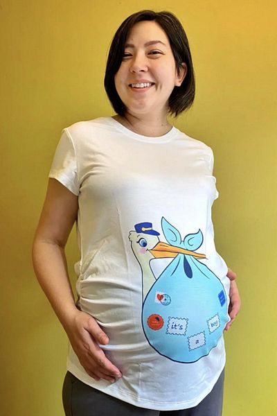 Luvmabelly Μπλουζάκι με στάμπα Mom's City Pregnant